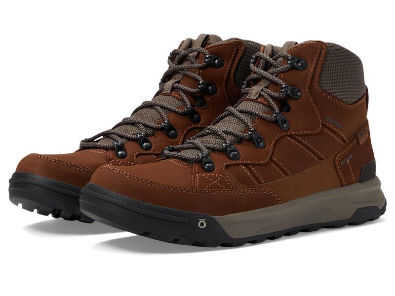 オボズ メンズ シューズ ブーツ・レインブーツ レザー Oboz Burke Mid Leather BDry Grizzly
