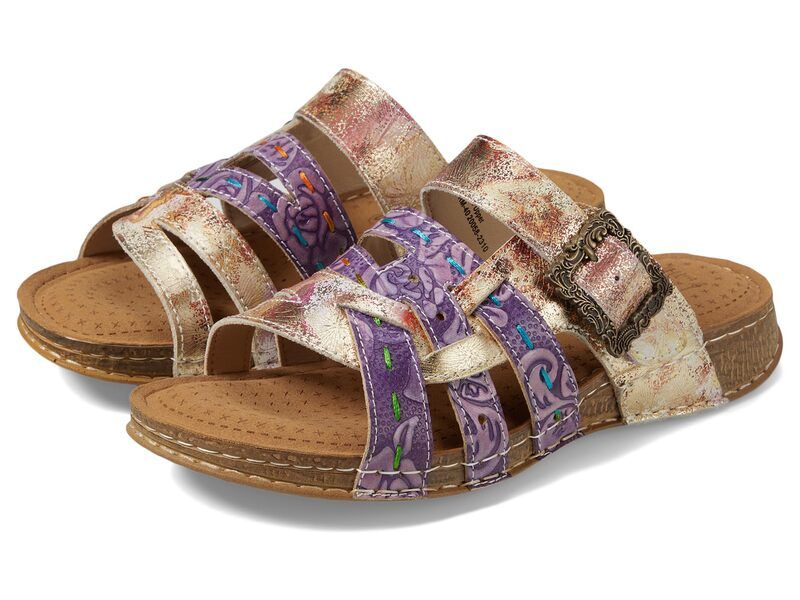 スプリングステップ レディース シューズ サンダル LArtiste by Spring Step Calamityjay Purple Multi パープル