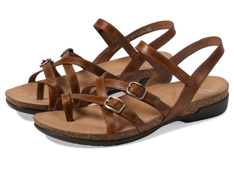 ダンスコ レディース シューズ サンダル Dansko Roslyn Tan Waxy Burnis タン