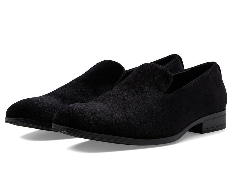 ステイシーアダムス メンズ シューズ オックスフォード Stacy Adamsavian Velour SlipOn Black ブラック