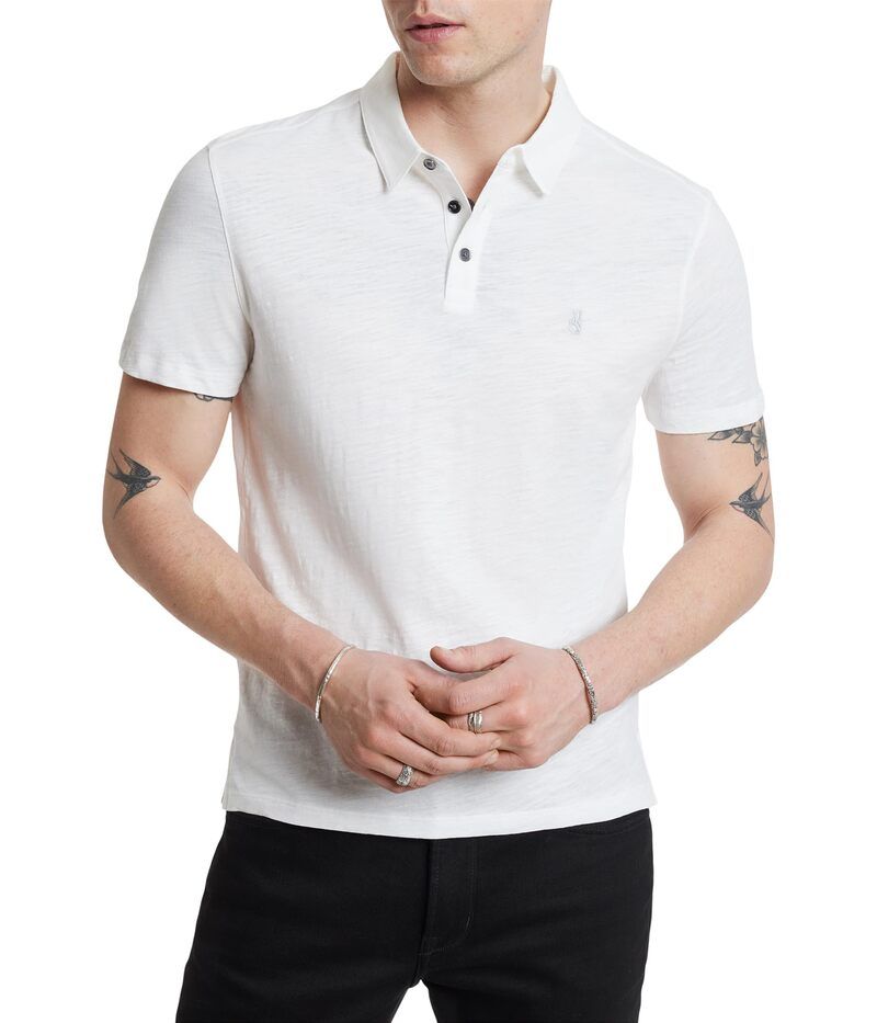 ジョンバルベイトス メンズ トップス シャツ John Varvatos VICTOR POLO Salt