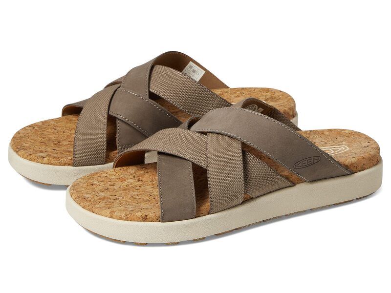 キーン レディース シューズ サンダル KEEN Elle Mixed Slide BrindleBirch