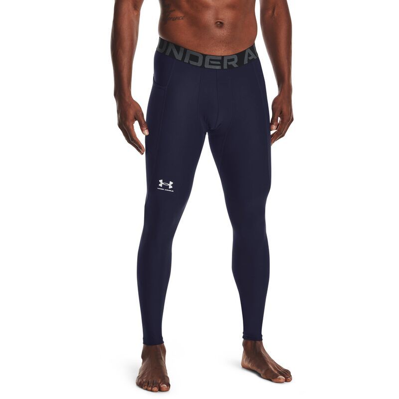 アンダーアーマー メンズ ボトムス カジュアルパンツ レギンス Under Armour HeatGearmour Leggings Midnight NavyW ネイビー
