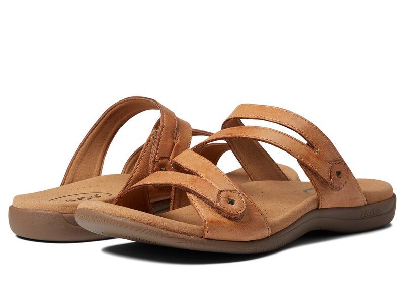 タオスフットウェア レディース シューズ サンダル Taos Footwear Double U Caramel