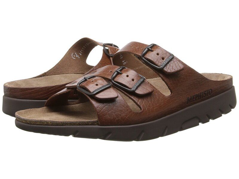 メフィスト メンズ シューズ サンダル Mephisto Zach Tan Full Grain タン