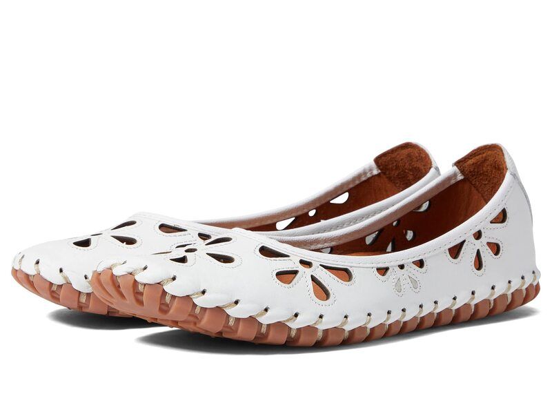スプリングステップ レディース シューズ サンダル Spring Step Rayely White Leather ホワイト