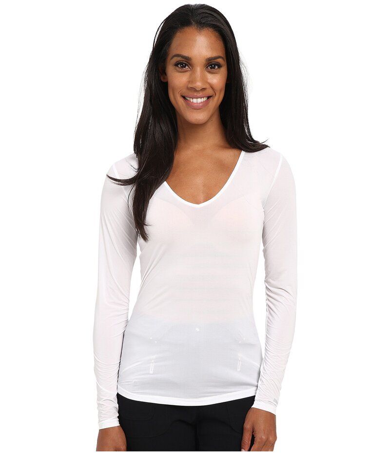 ジャイミーサドック レディース トップス シャツ Jamie Sadock SunsenseR Long Sleeve Layering Top Sugar White ホワイト
