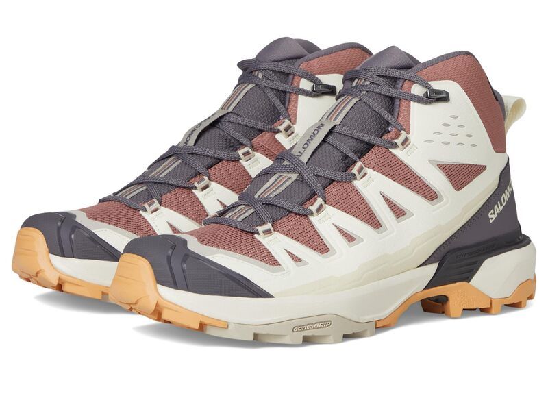 サロモン レディース シューズ ブーツ・レインブーツ Salomon X Ultra 360 Edge Mid GTXR BurlwoodVanilla IceExcalibur