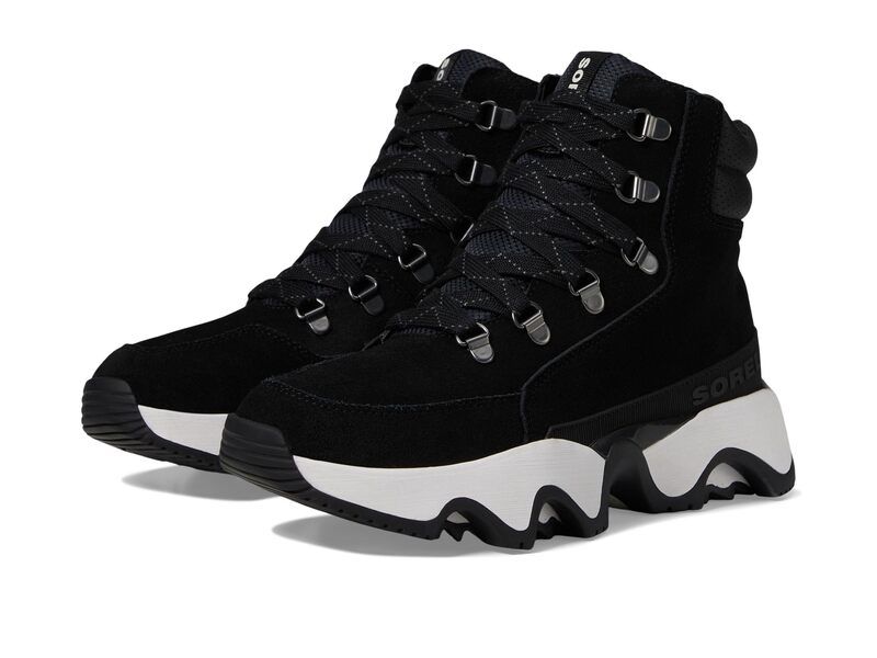 ソレル レディース シューズ ブーツ・レインブーツ プラスサイズ SOREL Kinetic Impact Conquest Plus Waterproof BlackSea Salt ブラック