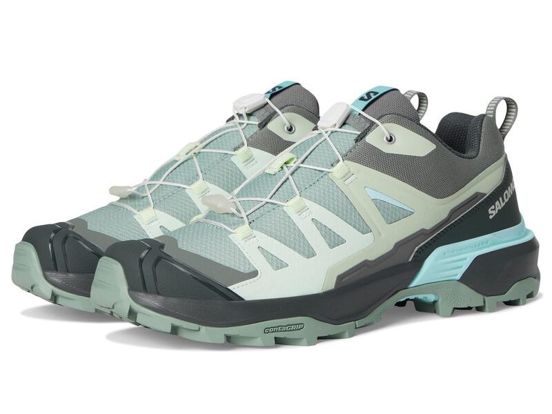 サロモン レディース シューズ ブーツ・レインブーツ Salomon X Ultra 360 Green MilieuUrban ChicClearly Aqua アクア