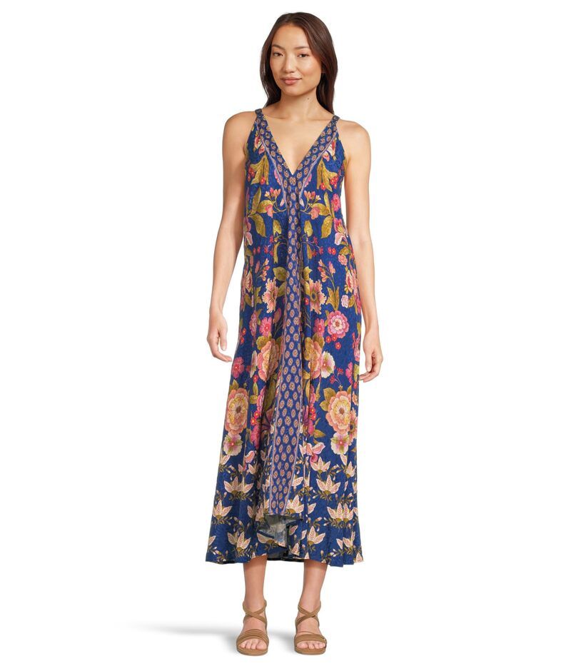 ジョニーワズ レディース トップス ワンピース Johnny Was Eva Dress Camara Navy Camara ネイビー