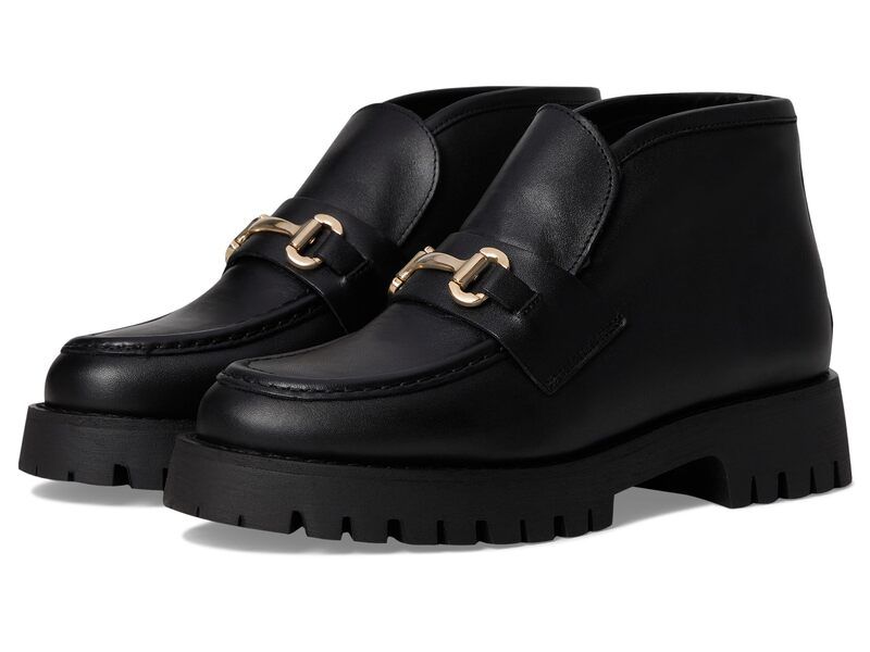 スティーブ マデン レディース シューズ ブーツ・レインブーツ Steve Madden Leon Black Leather ブラック