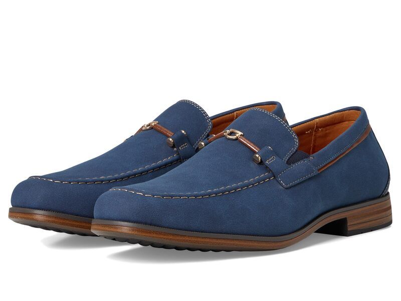 ステイシーアダムス メンズ シューズ スリッポン・ローファー Stacy Adams Richardson Moc Toe SlipOnavy ネイビー