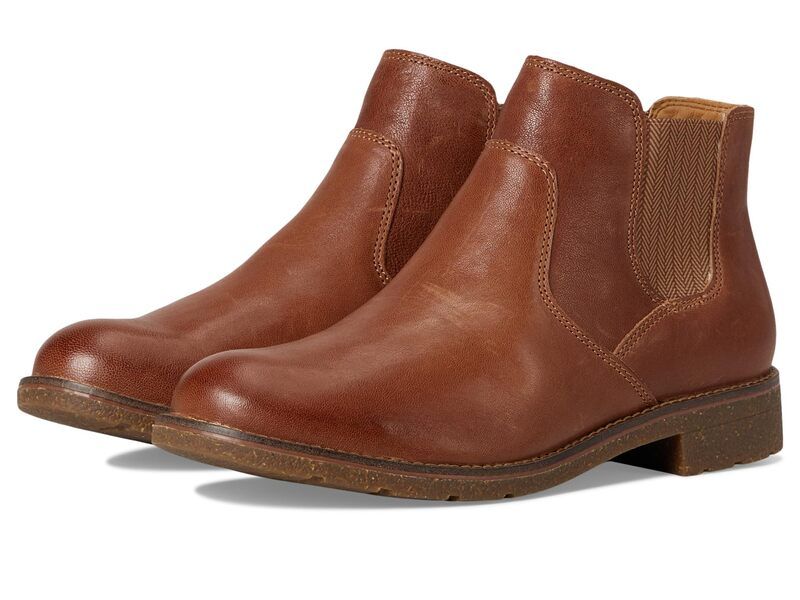 エイトレックス レディース シューズ ブーツ・レインブーツ アンクル Aetrex Kaylee Ankle Boots Cognac