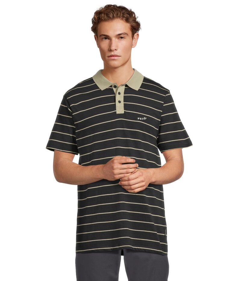 ボルコム メンズ トップス シャツ Volcom Ragstone Polo Antique Black ブラック