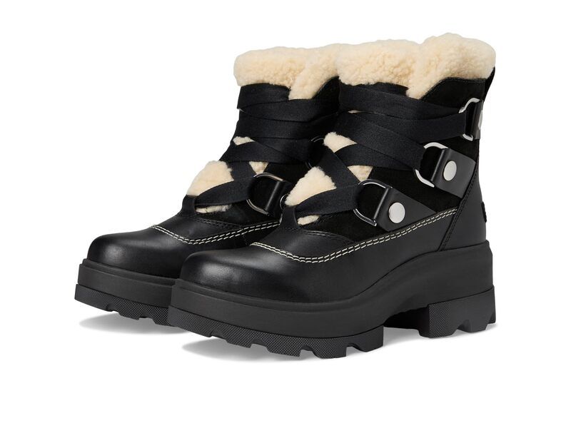 ソレル レディース シューズ ブーツ・レインブーツ SOREL Joan Frwd Cozy Boots Waterproof BlackBlack ブラック