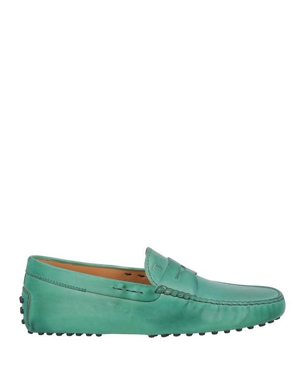 トッズ メンズ シューズ スリッポン・ローファー TODS モカシン Green グリーン