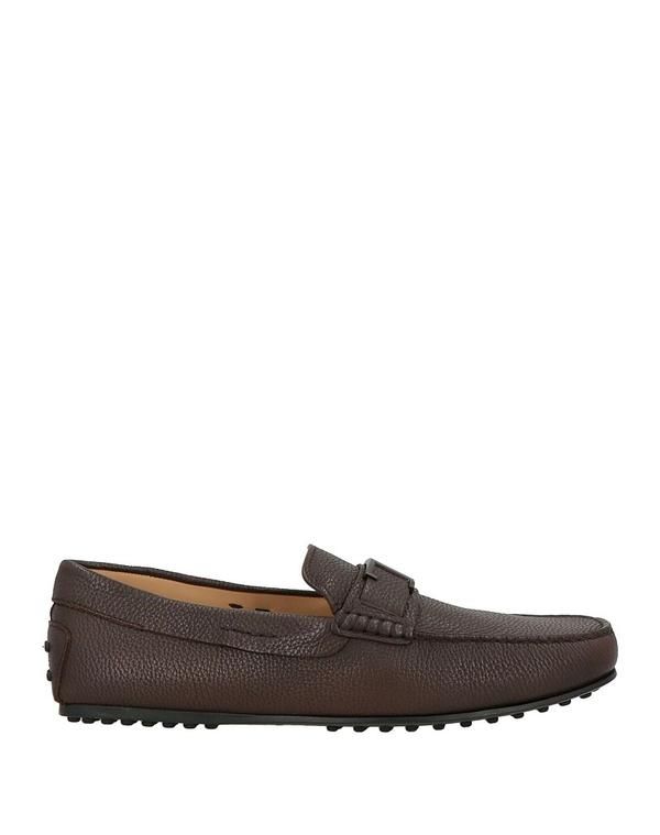 トッズ メンズ シューズ スリッポン・ローファー TODS モカシン Dark Brown ブラウン