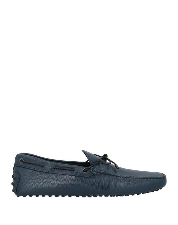 トッズ メンズ シューズ スリッポン・ローファー TODS モカシン Navy ネイビー