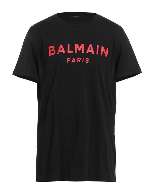 バルマン メンズ トップス Tシャツ BALMAIN Ｔシャツ Black ブラック