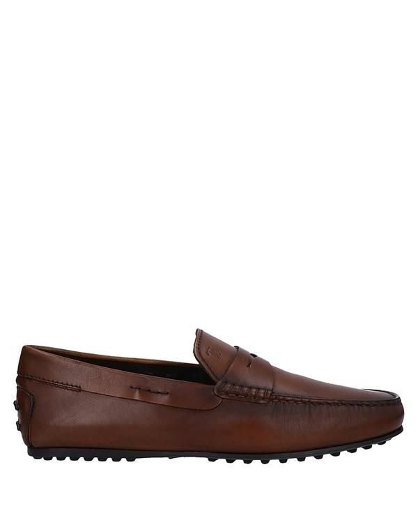 TOD'S ブラウン モカシン トッズ メンズ シューズ スリッポン・ローファー TODS モカシン Brown