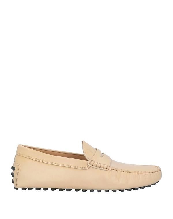 トッズ メンズ シューズ スリッポン・ローファー TODS モカシン Beige ベージュ