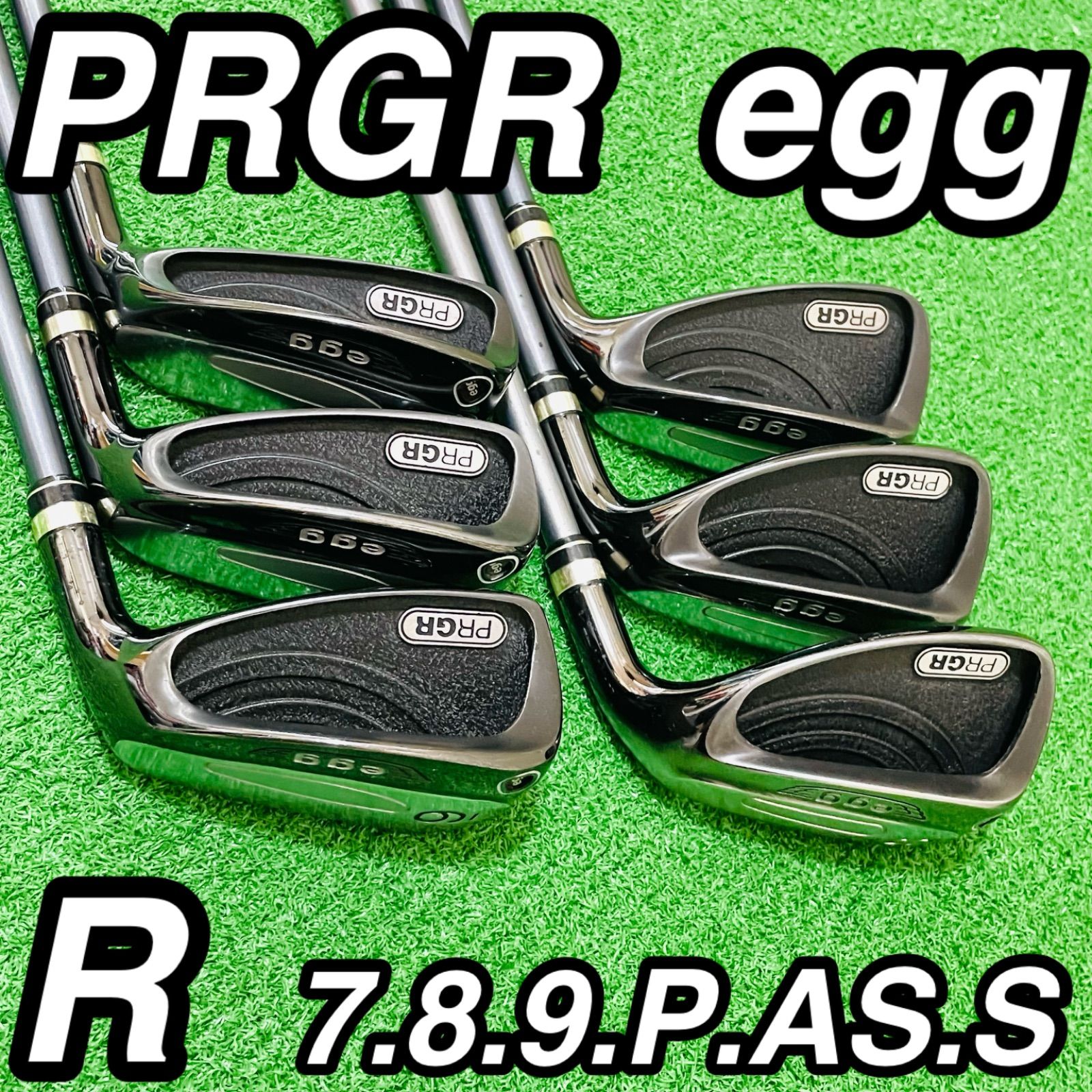 65 PRGR egg 2011 プロギア エッグ アイアン6本セット 7.8.9.P.AS.S