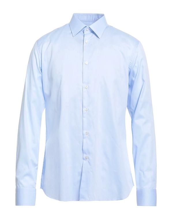 トンボリーニ メンズ トップス シャツ TOMBOLINI 柄入りシャツ Sky Blue ブルー