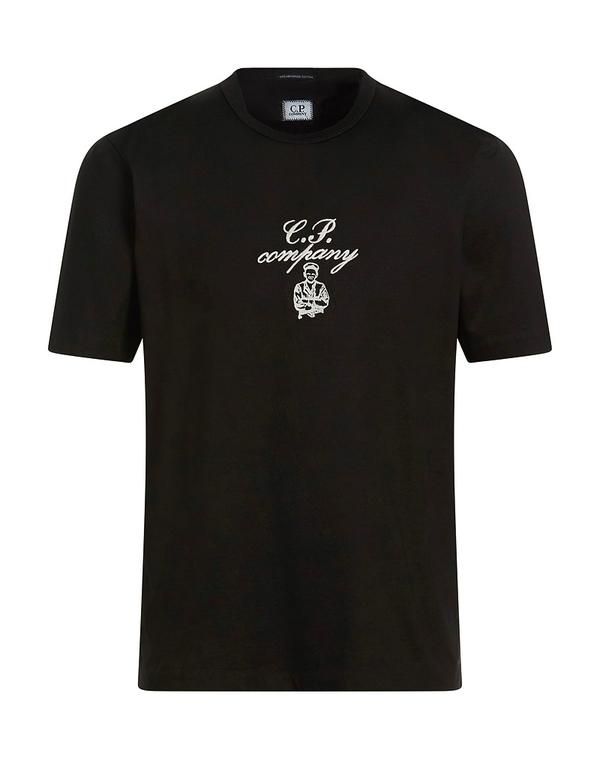シーピーカンパニー メンズ トップス Tシャツ CP COMPANY Ｔシャツ Black ブラック