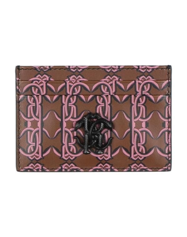 ロベルトカヴァリ メンズ アクセサリー 財布 ROBERTO CAVALLI カードケース Brown ブラウン