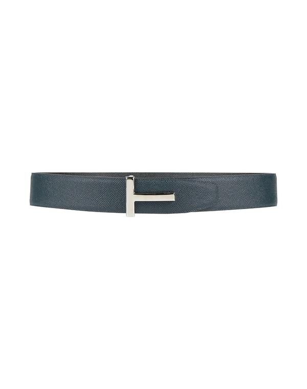 トム・フォード メンズ アクセサリー ベルト TOM FORD レザーベルト Black ブラック