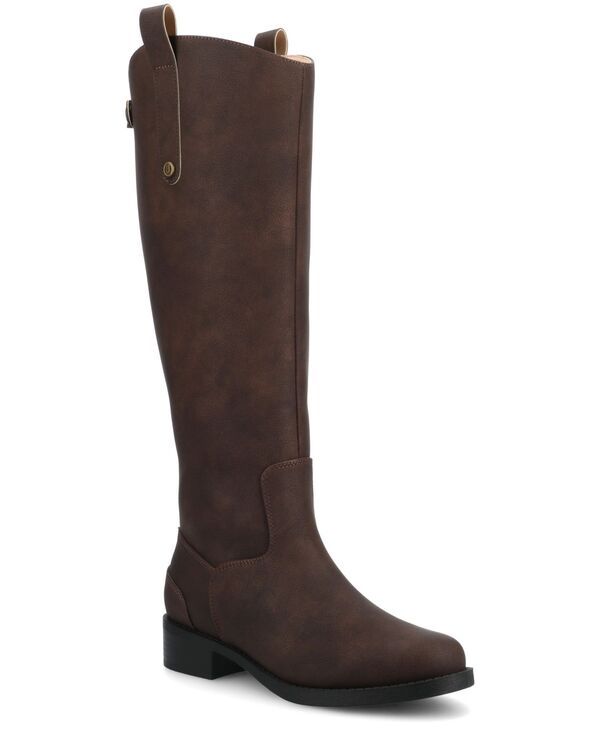 ジュルネ コレクション レディース シューズ ブーツ・レインブーツ Journee Collection Womens Gema Regular Wide Calf Extra Wide Calf Knee High Riding Boots Vintage