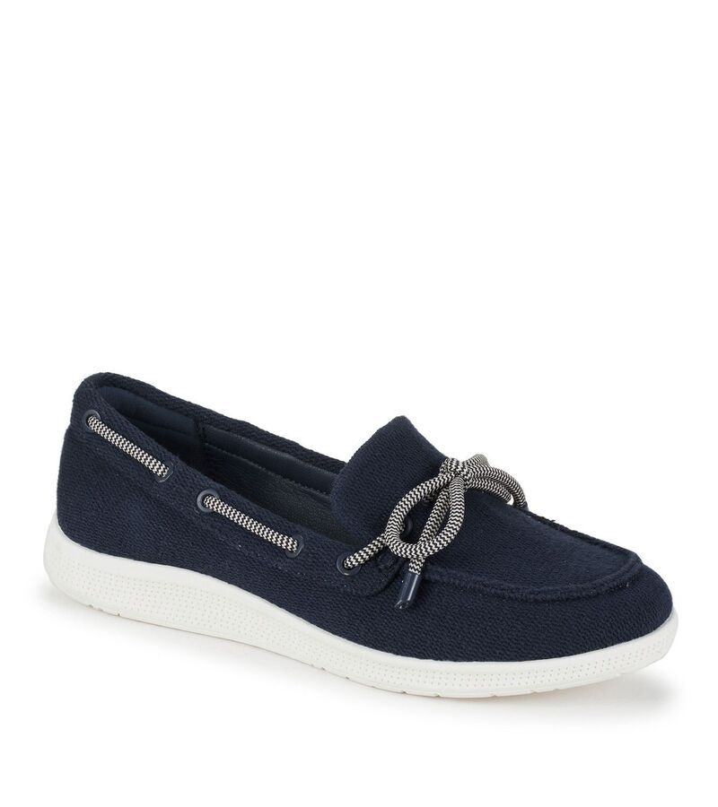 ベアトラップス レディース シューズ スリッポン・ローファー Baretraps Venia WomenslipOn Boat Shoes Denim Blue デニム