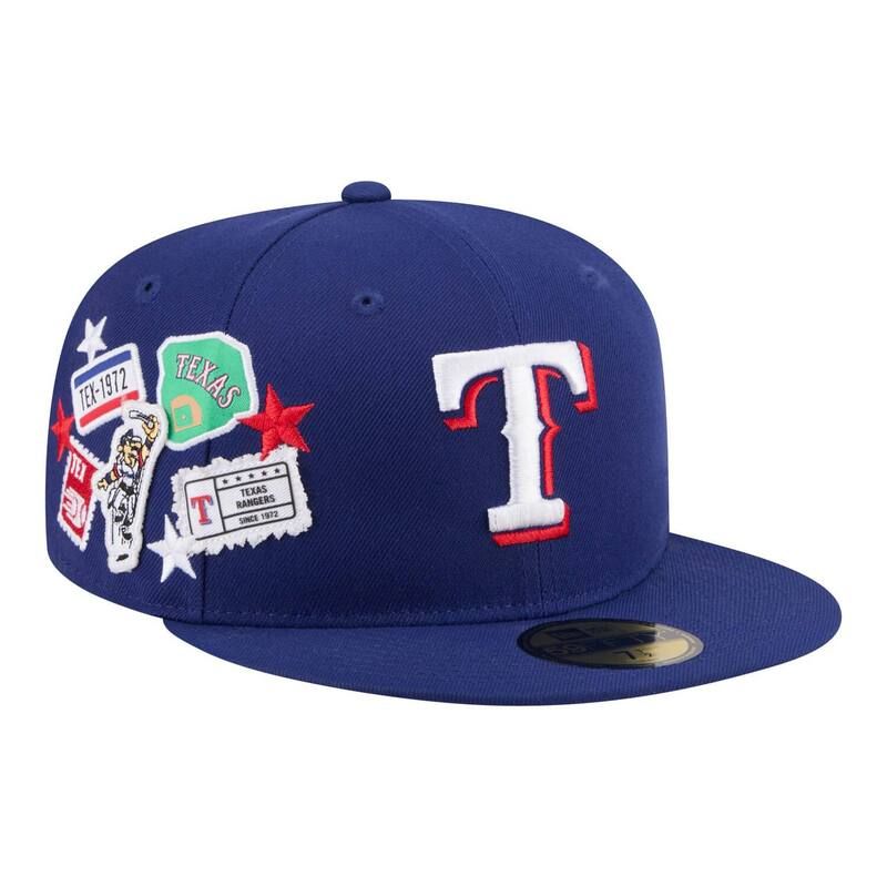 ニューエラ レディース アクセサリー 帽子 Mens New Era Royal Texas Rangers City Patch 59FIFTY Fitted Hat Rgr Blue ブルー