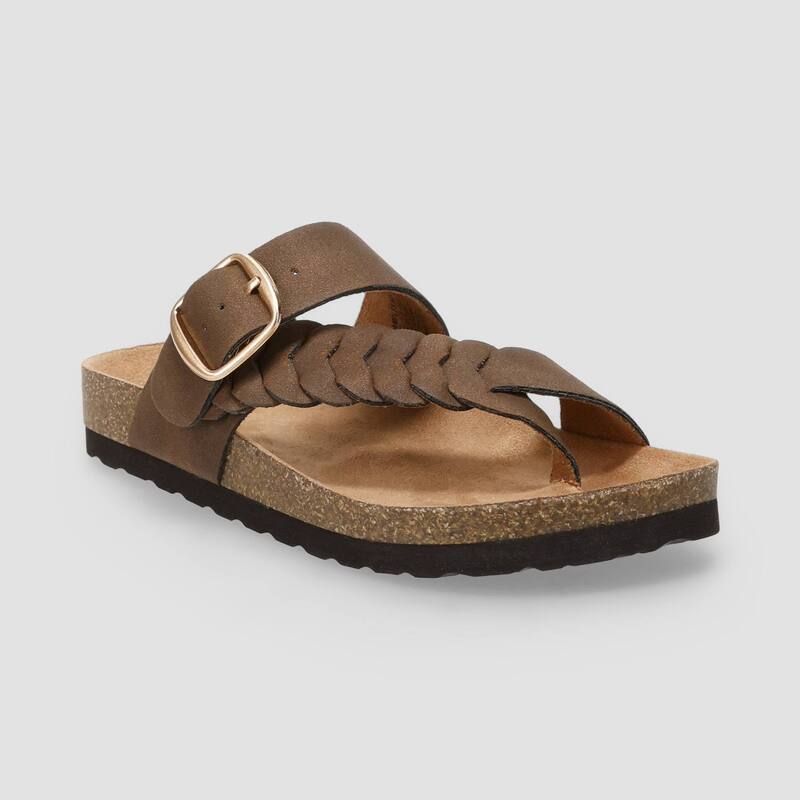 ソノマ レディース シューズ サンダル Sonoma Goods For Life Little Kid Girls Tanzzia Braided Buckle Strap Sandals Brown ブラウン