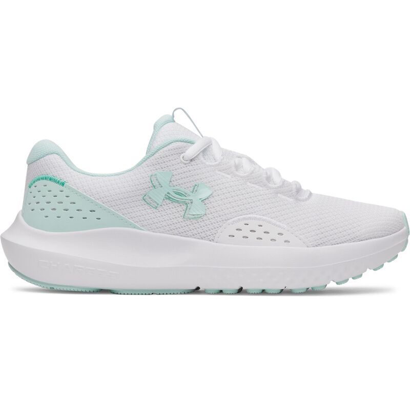 アンダーアーマー レディース シューズ スニーカー Under Armour Surge 4 Womens Running Shoes White Mint ホワイト