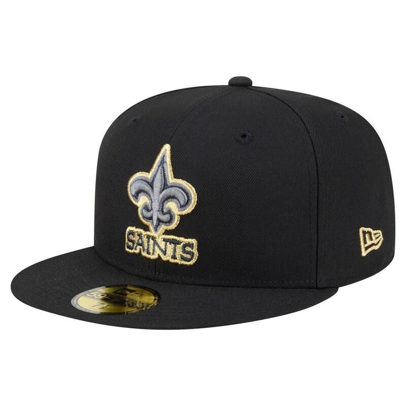 ニューエラ レディース アクセサリー 帽子 Mens New Era Black New Orleansaints Color Pop 59FIFTY Fitted Hat Snt Black ブラック