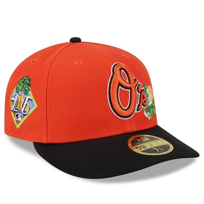 ニューエラ レディース アクセサリー 帽子 Mens New Era OrangeBlack Baltimore Orioles 2026 Spring Training Low Profile 59FIFTY Fitted Hat Orl Orange オレ