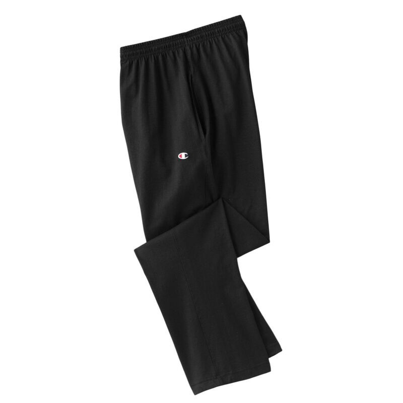 チャンピオン レディース ボトムス カジュアルパンツ コットン ジャージー Mens Champion Cotton Jersey Pants Black ブラック