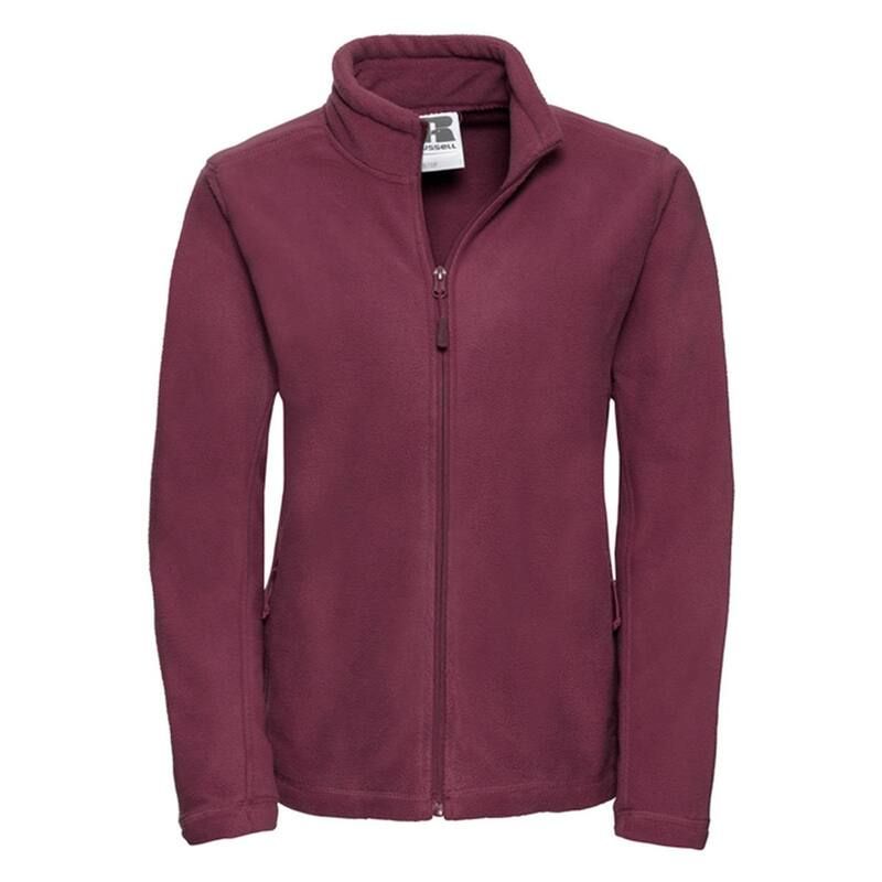 ラッセルアスレチック レディース アウター ジャケット・ブルゾン フリース Russell Athletic Russell WomensLadies Full Zip Outdoor Fleece Jacket Burgundy バーガンディ