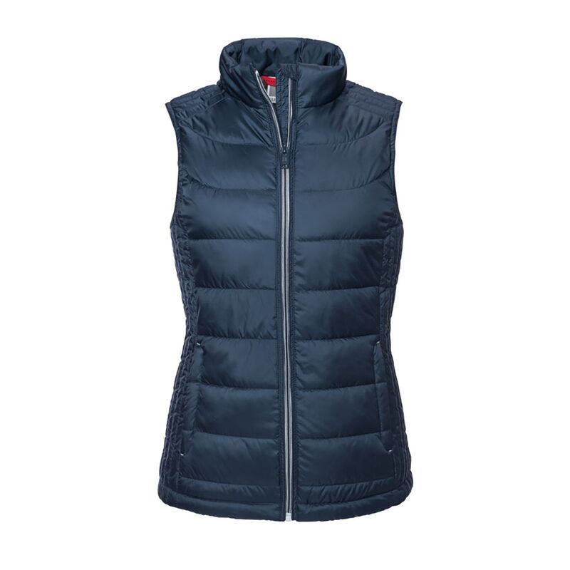 ラッセルアスレチック レディース アウター ジャケット・ブルゾン Russell Athletic Russell WomensLadies Nano Padded Bodywarmer French Navy ネイビー