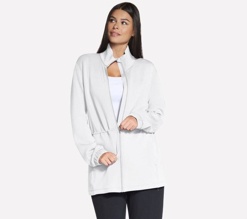 スケッチャーズ レディース アウター ジャケット・ブルゾン Womenskecherskechluxelevate Tunic Jacket Bright White ホワイト 13,675円