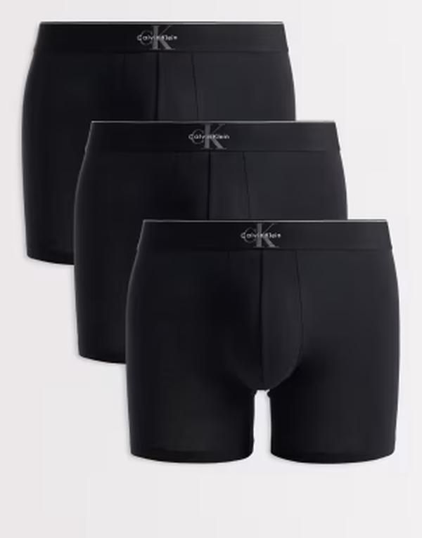カルバンクライン メンズ アンダーウェア ボクサーパンツ コットン Calvin Klein Monogram Cotton 3 pack boxer briefs Black ブラック