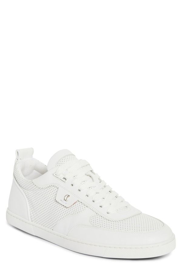 クリスチャン・ルブタン メンズ シューズ スニーカー Christian Louboutin Tutti Rui Perforated Sneaker White ホワイト