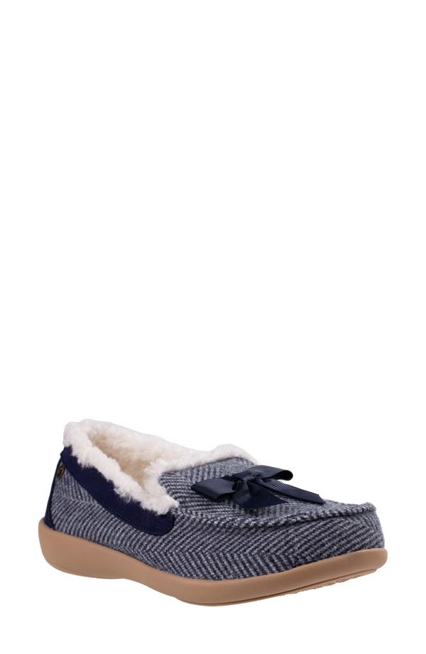 レヴィタライン レディース シューズ サンダル Revitalign Trillium Faux Fur Lined Slipper Dark Navy ネイビー