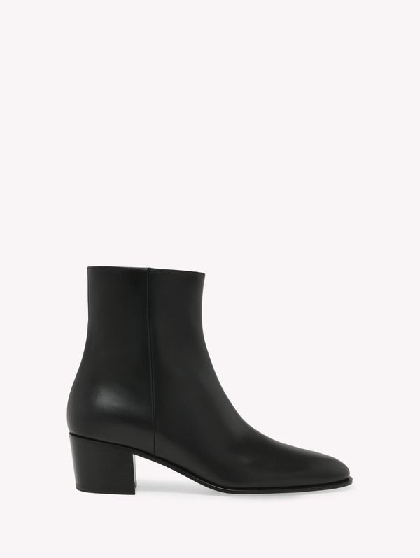 ジャンヴィト ロッシ レディース シューズ ブーツ・レインブーツ Gianvito Rossi Spencer Bootie Black Calf ブラック