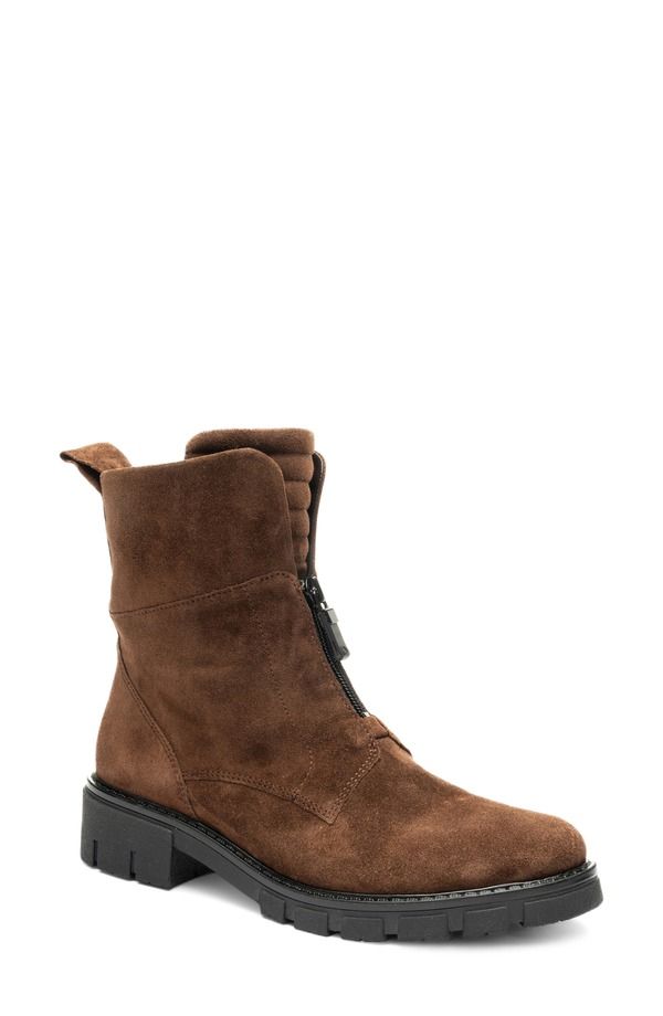 アラ レディース シューズ ブーツ・レインブーツ レザー ara Deon Leather Bootie Mocca