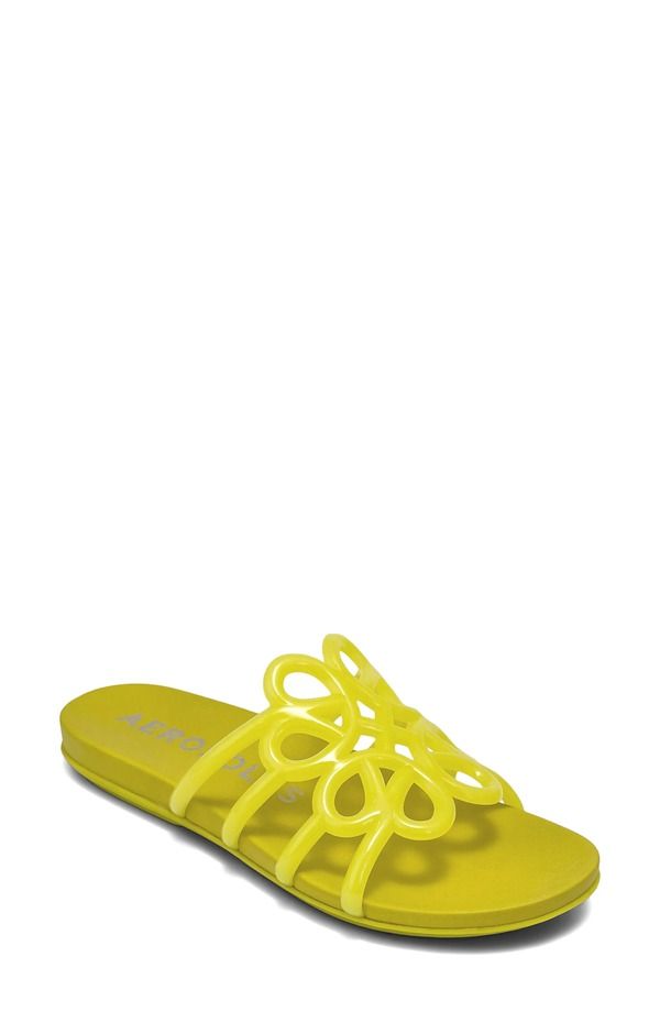 エアロソールズ レディース シューズ サンダル Aerosoles Frida Slide Sandal Kiwi Translucentpu
