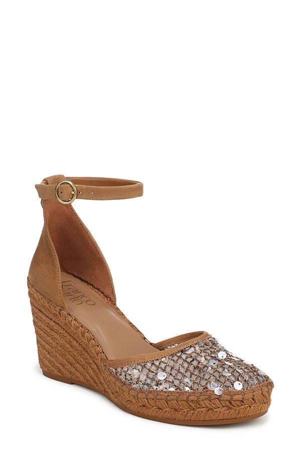 フランコサルト レディース シューズ サンダル Franco Sarto Idalia Espadrille Wedge Brown ブラウン