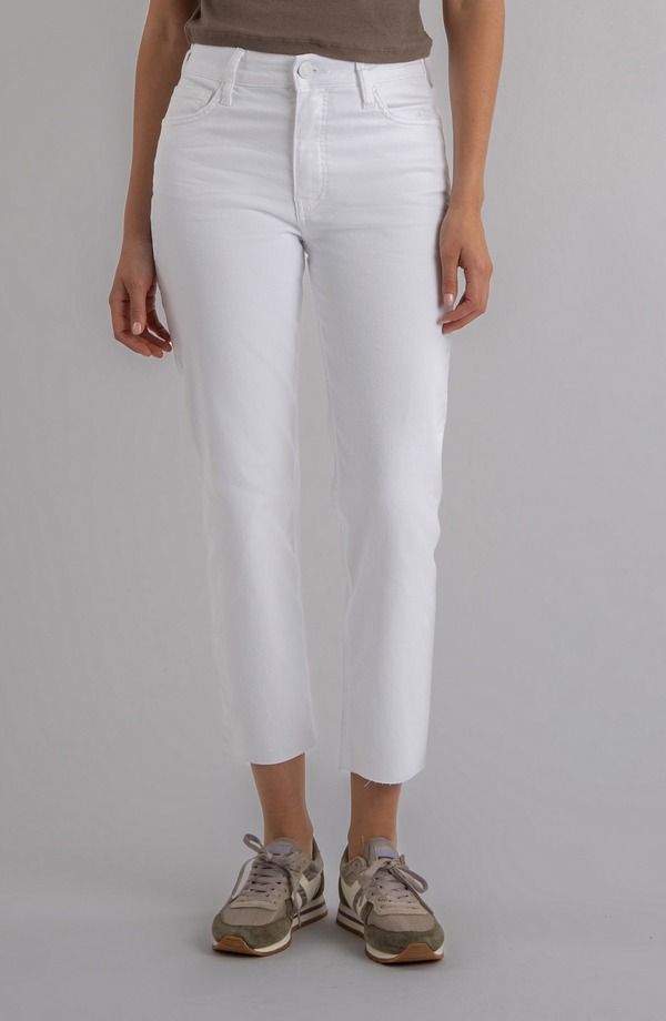 カットフロムザクロス レディース ボトムス カジュアルパンツ ハイウエスト ジーンズ KUT from the Kloth Rachael Fab High Waist Raw Hem Crop Mom Jeans Optic White ホワイト